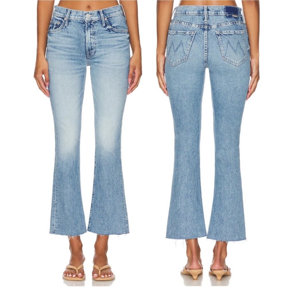 MOTHER Superior The Outsider Flood Fray Jeans Size 30 NWT
